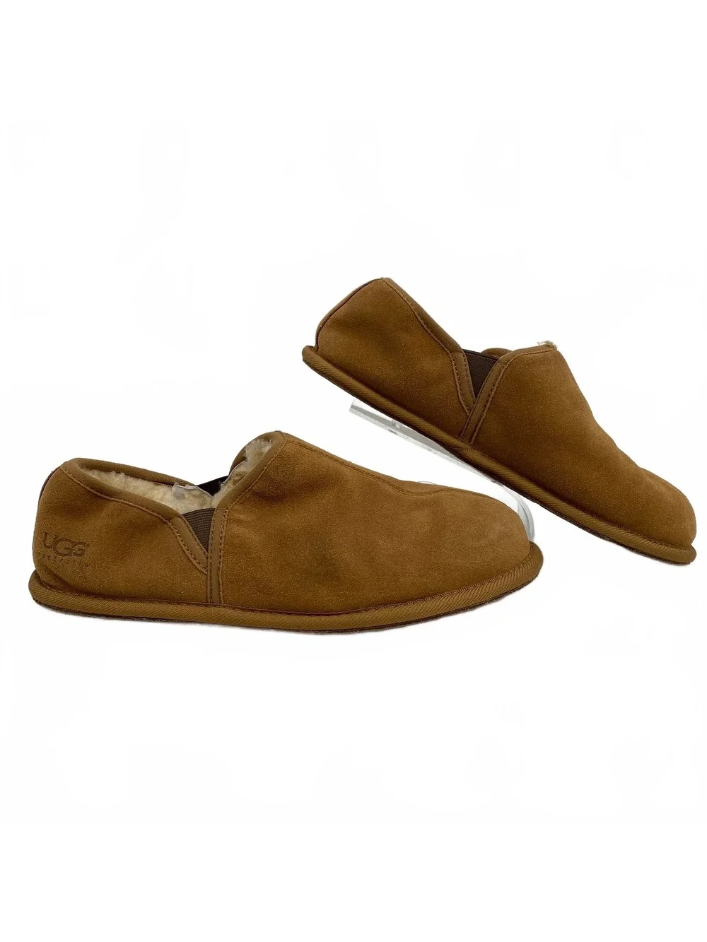 UGG Brown Suede Romeo II Slippers | Men’s US 10